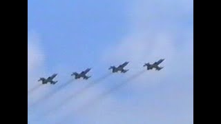 Lockheed F 104S Starfighters Italian Air Force Malta International Air Show 1997 [upl. by Dimitri828]