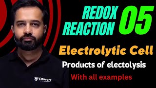 Electrolytic Cell  Products of Electrolysis  Redox Reaction 05  Class 11 amp 12 [upl. by Standley]