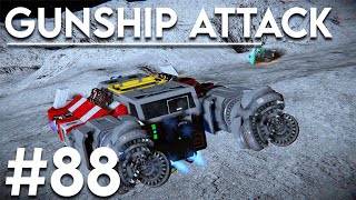 Drone gunship attack  Space Engineers solo survival 88 [upl. by Noiz622]