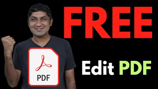 Create or Edit a PDF file without any PAID Software FREE [upl. by Gabler159]