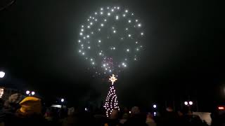 Silvesterfeuerwerk an der Seebrücke Binz [upl. by Odranar]