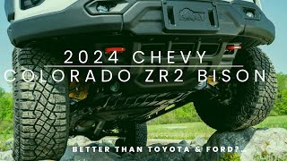 2024 Chevy Colorado ZR2 Bison  35” tires standard [upl. by Lareneg]