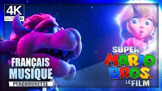 PEACHOUNETTE  Bowser FRANÇAIS CLIP OFFICIEL  4K  Super Mario Bros Le Film [upl. by Delamare97]