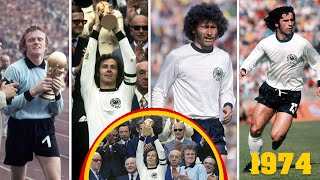 Germany National Team Squad Then and Now World Cup 1974 [upl. by Watkins]