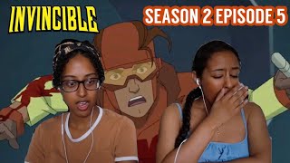 BRUTAL 😱  INVINCIBLE Season 2 Episode 5  Reaction [upl. by Berkshire194]