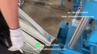 Steel metal z purlins roll forming machine [upl. by Romilly173]