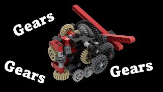 A 3HandClockwork in Lego Technic [upl. by Dippold]