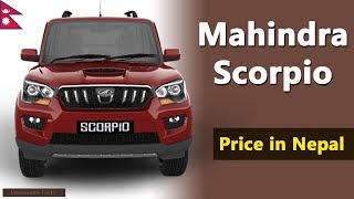 Mahindra Scorpio price in Nepal [upl. by Alic]