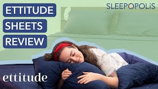 Ettitude Sheets Review  Bamboo Bedding for EcoFriendly Sleep [upl. by Docile]