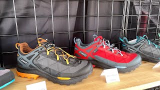 AKU Hiking Trekking Mountaineering Boots at the Big Gear Show [upl. by Rosenthal]