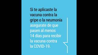 ¿Me puedo vacunar contra la COVID y además contra la Gripe y Neumonía [upl. by Nnor725]