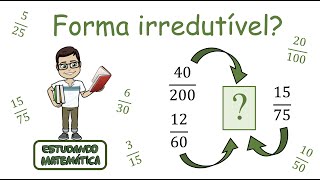 Como obter uma fração na sua forma irredutível  Habilidades da BNCC [upl. by Binetta]