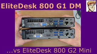 HP EliteDesk 800 G1 DMMini vs G2 Mini [upl. by Hwu454]