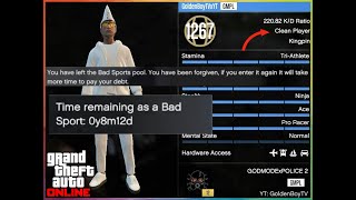 💥How to get out of BADSPORT in 2024  GTA ONLINE💥 [upl. by Leachim]