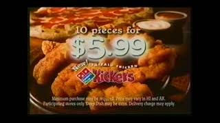 Dominos Kickers commercial from 2002 [upl. by Ariahs]