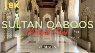 Explore Omans Largest Mosque In 8K Sultan Qaboos Grand Mosque Oman [upl. by Kristie638]