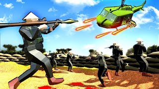 The Viet Cong Army Defends Their Base Against Americans in this Vietnam War mod for Ravenfield [upl. by Moir457]