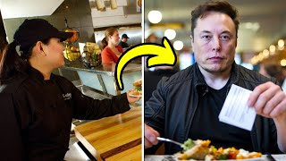 Waitress Is Only Person Nice To Elon Musk The Next Day She Arrives To Work In A Cybertruck And [upl. by Ina]