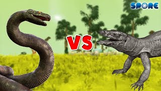 Titanoboa vs Megalania  Cenozoic Beast Deathmatch S1E6  SPORE [upl. by Scurlock169]