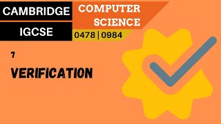 84 CAMBRIDGE IGCSE 04780984 7 Verification [upl. by Bess]