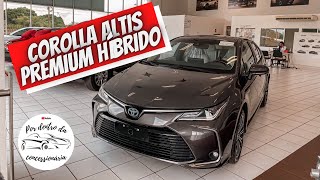 Toyota Corolla Altis Premium Híbrido 20222023  Cinza Granito [upl. by Ylurt]