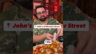 Everyone knows the rules…trying the famous John’s Of Bleecker Street Pizza in NYC DeeJayDaveK [upl. by Eelac]