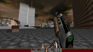 GZDoom  Doom 2  Warland map 3 [upl. by Onailil]