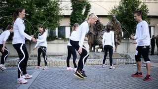 Jump Rope Team  Hungarys Best Rope Skipping Team [upl. by Okier]