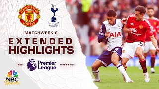 Manchester United v Tottenham Hotspur  PREMIER LEAGUE HIGHLIGHTS  9292024  NBC Sports [upl. by Nirol]