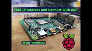 Raspberry Pi  Find IP Address and Connect with SSH from Windows 10 [upl. by Hillman]