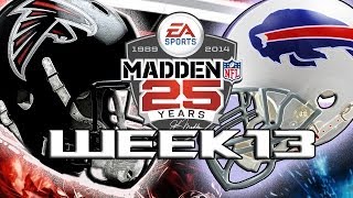 Madden 25 Atlanta Falcons at Buffalo Bills  Connected Careers Week 13 [upl. by Spurgeon63]