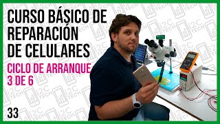 33 CURSO DE REPARACION DE CELULARES Ciclo de ARRANQUE  ¿Cómo prende un teléfono celular 💡📱👌 [upl. by Ynohtnakram773]