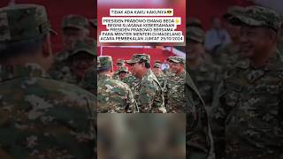 JIWA KEBERSAMAAN DAN PERSATUAN PRESIDEN PRABOWO👍😎🇮🇩 prabowosubianto prabowo presidenprabowo [upl. by Isolda]