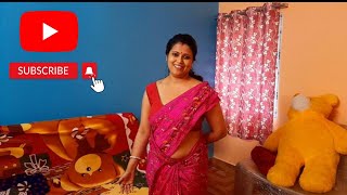 Home Cleaning vlog With Cooking vlog  Saree Vlog  Desi Saree vlog [upl. by Mandeville]