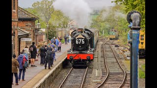 Epping Ongar Railway  Festival of Steam  Hall amp Saint Weekend with 4953 amp 2999 Sat 27th April 2024 [upl. by Madeline829]