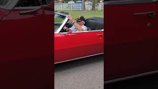 1968 Chevrolet Camaro SS Convertible Classic Drive By Engine Sound The Barn Car Show Livonia MI 2024 [upl. by Ahsote950]