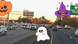 Oct 31st How I Roll Epic Trucking from Chester to Stafford on Virginias I95 4K hdr Video  🎃 🎃 🎃 [upl. by Manchester]