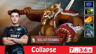 DOTA 2 TSpiritCollapse the BREWMASTER OFFLANE 736c [upl. by Naashar]