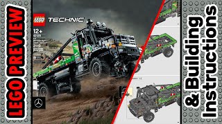 PREVIEW 42129 LEGO TECHNIC 4x4 MercedesBenz Zetros Trial Truck amp Building Instructions LEGO 2021 [upl. by Lledyr]