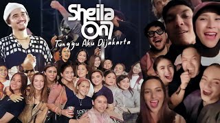 Deretan Artis enjoy nonton konser sheila on 7  tunggu aku di jakarta concert jiexpo jakarta [upl. by Ermine]