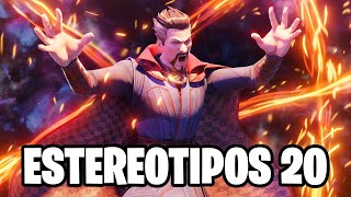 ESTEREOTIPOS de SKINS en FORTNITE 20 [upl. by Nonnairb828]