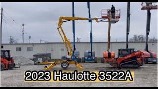 2023 Haulotte 3522A Towable Boom Lift Overview [upl. by Nollad]