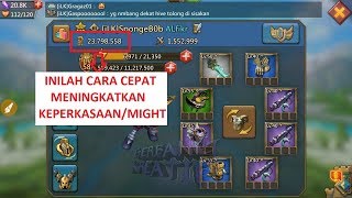 LORDS MOBILE  BOCOR CARA CEPAT MENINGKATKAN MIGHTKEPERKASAAN [upl. by Rigdon355]