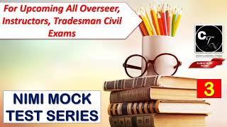 NIMI MOCK TEST SERIESFIRST SEMESTER ITI DRAUGHTSMAN CIVILENGG DRAWINGCIVIL ENGINEERING EXAMS [upl. by Levitt579]