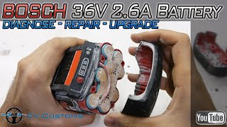 36V 26Ah BOSCH Power Tool Battery Repair and Upgrade to 60Ah Lithium [upl. by Yesteb]