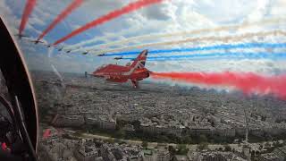 RAF Red Arrows Perform Flypast Over Paris [upl. by Ralaigh]