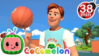 Basketball Song  CoComelon  Kids Song  Learn about Sports [upl. by Pirri]