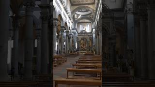 Florence  Inside Brunelleschi’s Basilica of Santo Spirito travel europeancity history [upl. by Acinomahs533]