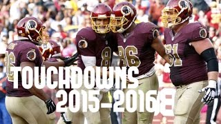 Every Washington Redskins Touchdown from the 20152016 Season [upl. by Marte]