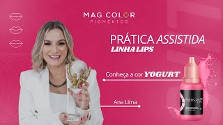 PRÁTICA ASSISTIDA  COR YOGURT  LINHA LIPS [upl. by Raychel]